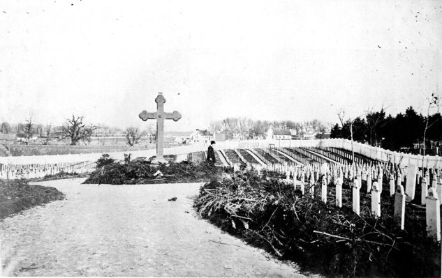 Section B of Alexandria National Cemetery