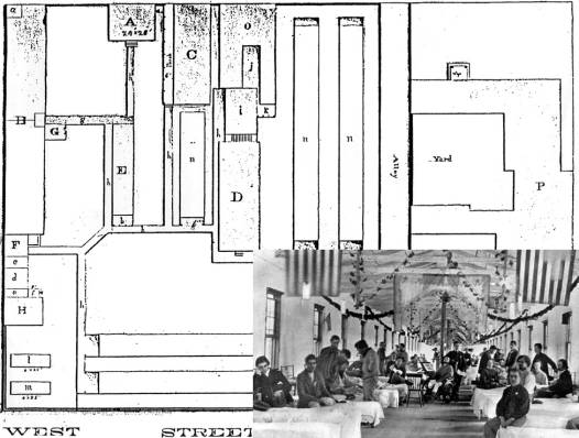 Plan of L'Ouverture Hospital.